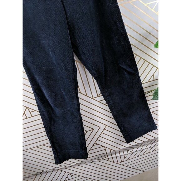 Brandy Melville Navy Blue Corduroy Tilden Pants Slim stretch waist size small - Picture 5 of 7